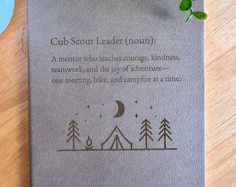 Personalized Journals for scout leader gifts or teacher gifts