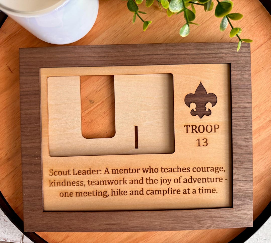 Frame For Scouting Personalized Picture Frame, Scout Leader Appreciation Gift - Etsy