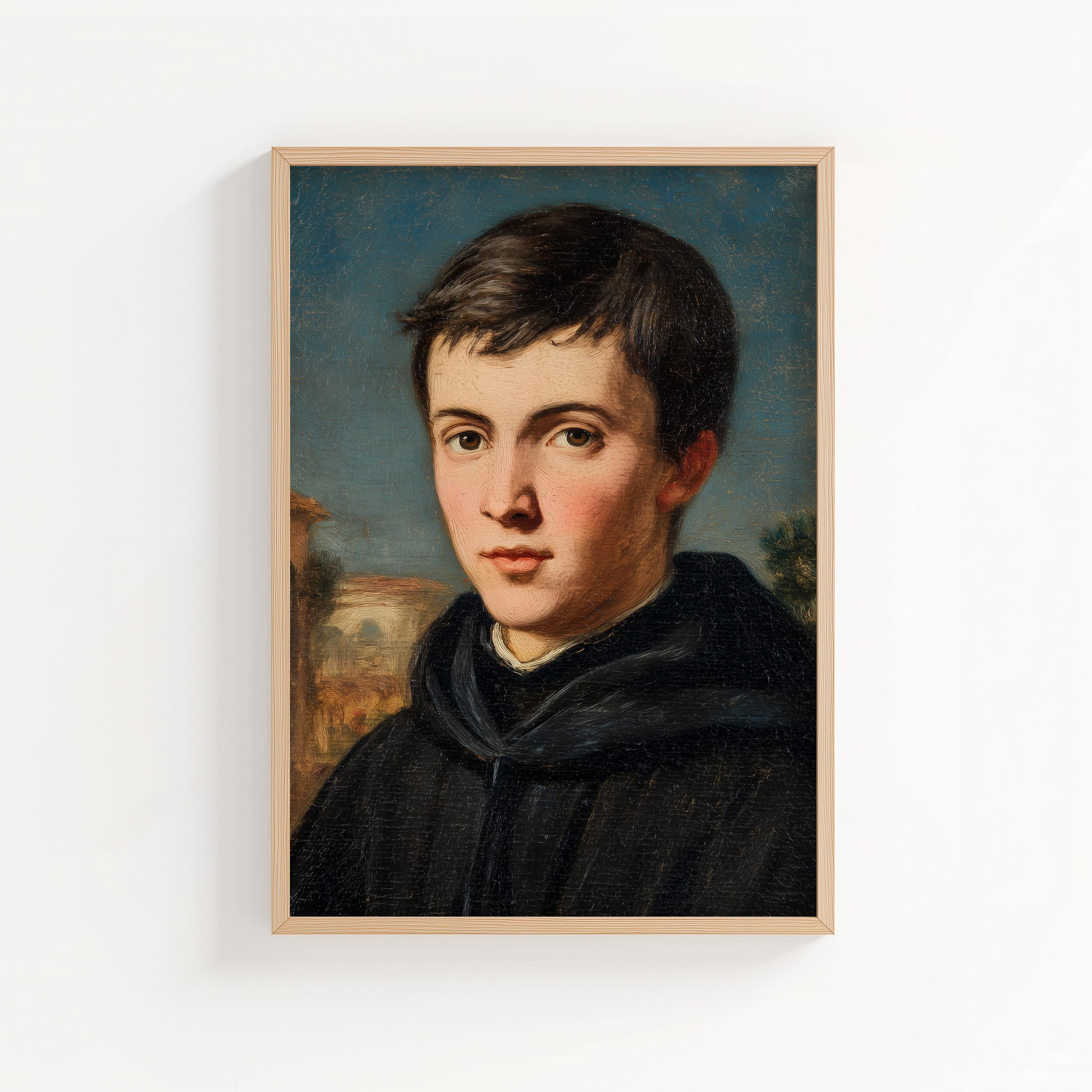 Saint Dominic Savio Oil Painting Style Art Print: Oil Paint Style ...