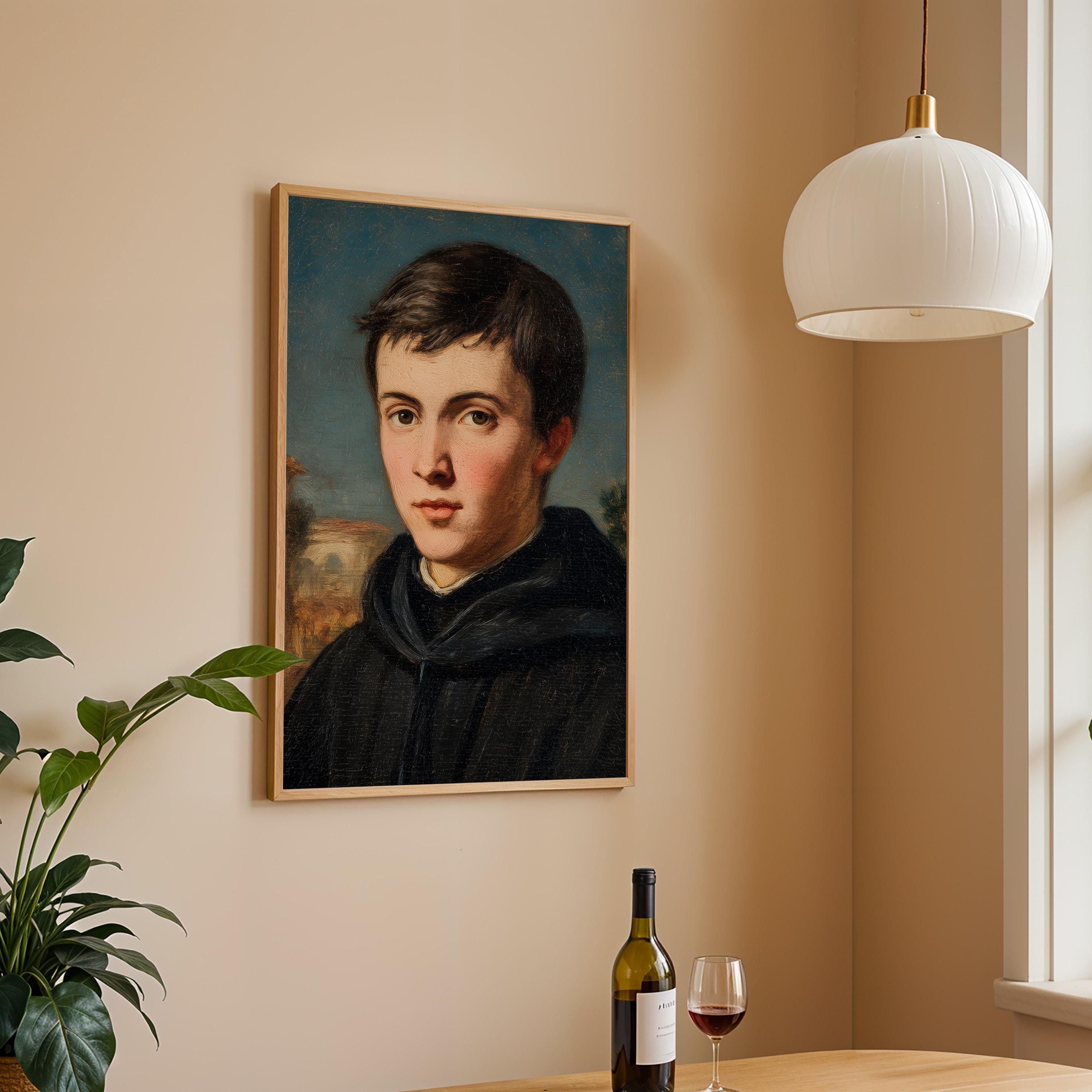 Saint Dominic Savio Oil Painting Style Art Print: Oil Paint Style ...