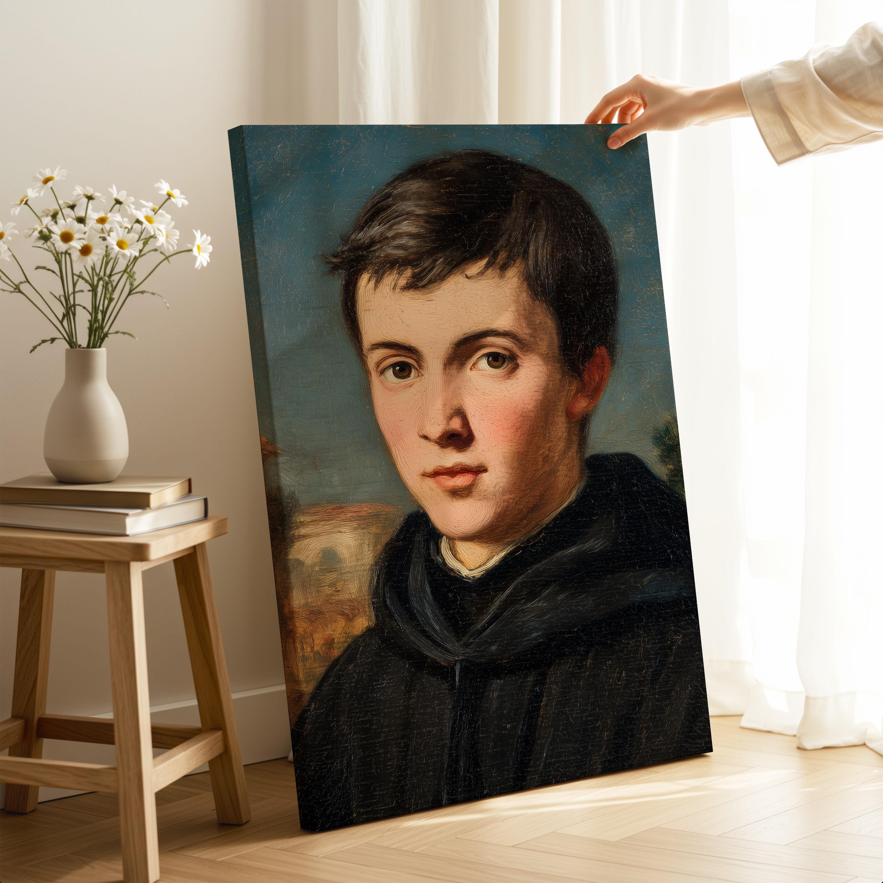 Saint Dominic Savio Oil Painting Style Art Print: Oil Paint Style ...