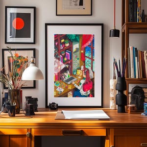 Cocooning-Büroposter
