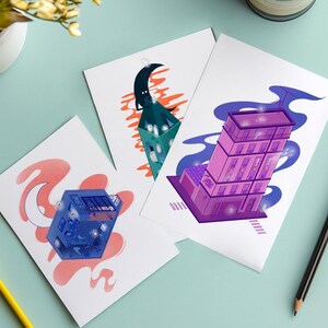 Pack de cartes fantômes A6