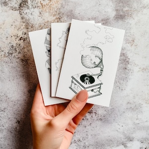 Pack de cartes fantômes A6