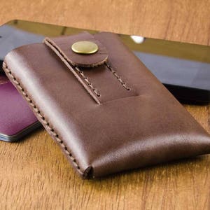 Titolare della carta - Portafoglio da uomo - Porta carte in pelle da uomo - Portafoglio sottile - Porta carte sottile - Portafoglio da uomo - Portafoglio in pelle
