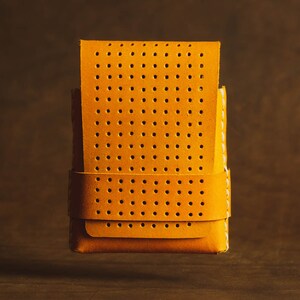 Portafoglio minimalista in pelle, portafoglio da uomo, portafoglio sottile da uomo, portacarte in pelle, portafoglio portacarte