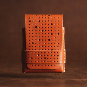 Portafoglio sottile, portafoglio in pelle da uomo, portafoglio da uomo, portafoglio sottile da uomo, portacarte in pelle, portafoglio portacarte, MATRIX