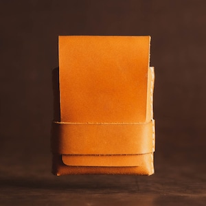 Leather Wallet - Boyfriend Gift - Card Holder - Mens Wallet - Minimalist Wallet - Slim Wallet - Gift for Men - ID Holder - Small Wallet