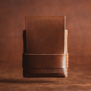 Slim Wallet Mens Leather Wallet Mens Wallet Thin Wallet for Men Leather Cardholders Card Case Wallet image 1