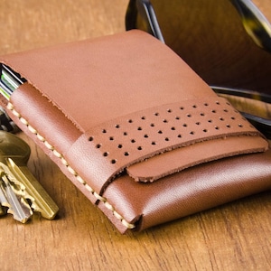 Portafoglio da uomo sottile, portafoglio da uomo sottile, portafoglio da uomo, portafoglio di carte sottili, portafoglio in pelle, portafoglio portacarte, regalo per lui, regalo personalizzato