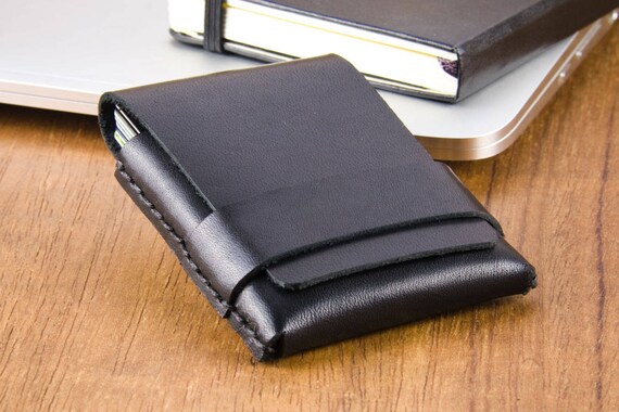 Mens Leather Wallet Leather Cardholders Mens Wallet Thin Wallet for Men Slim Wallet MATRIX Card Case Wallet