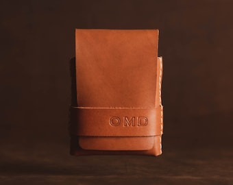 Personalized Mens Wallet - Leather Wallet - Minimalist Wallet - Slim Wallet for Him - Mens Leather Wallet - Gift for Him