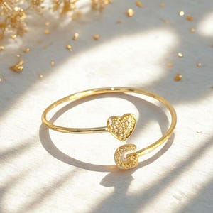 Pulsera con cita, brazalete con nombre personalizado, pulsera con letra personalizada, brazalete de oro, regalo de joyería con inicial, joyería para dama de honor