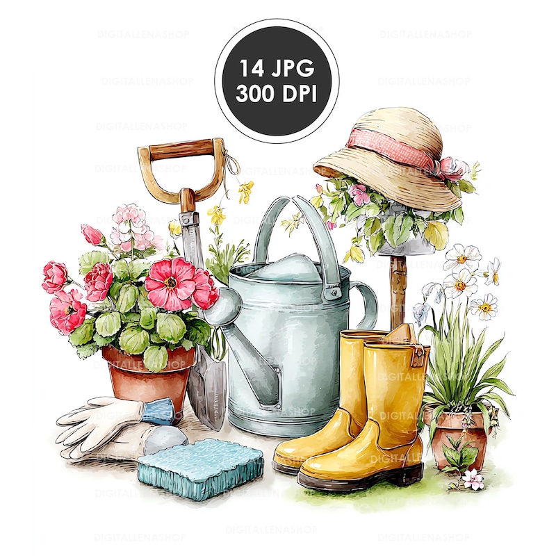 Kids Gardening Invitation Etsy kids-gardening-invitation-etsy