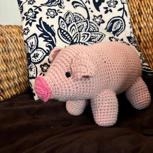 Cerdo de crochet
