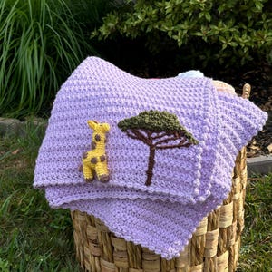 Giraffe Baby Blanket