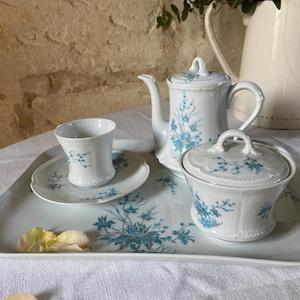Théière vintage Limoges très ancienne, 100 ans d'âge | SOPHIELDESIGN