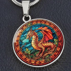 Year of The Dragon Engraved Necklace, Personalized Pendant, Chinese Zodiac Jewelry, Spirit Companion,Charm Pendant,Gift for Friend