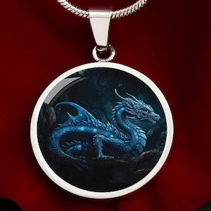 Year of The Dragon Engraved Necklace, Personalized Pendant, Chinese Zodiac Jewelry, Spirit Companion,Charm Pendant,Gift for Friend