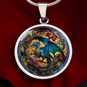 Year of The Dragon Engraved Necklace, Personalized Pendant, Chinese Zodiac Jewelry, Spirit Companion,  Charm Pendant,Gift for Friend