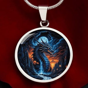 Year of The Dragon Engraved Necklace, Personalized Pendant, Chinese Zodiac Jewelry, Spirit Companion,Charm Pendant,Gift for Friend