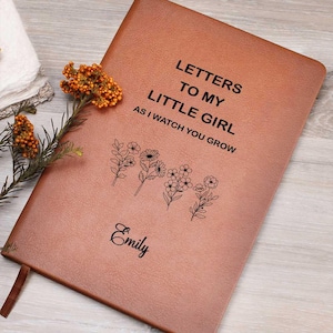 Diario de cartas para mi pequeña niña, diario con mensajes personalizados de mamá, diario de regalo personalizado para nieta, regalos para mamá