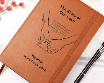 The Story of Our Love Journal for Couple, Notebook for Couple, Gift for Wife, Gift for Husband, Gift for Couple, 1st, 2nd Anniversary Gift