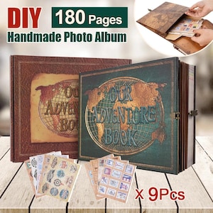 Our Adventure Book Scrapbook Album: Embossed Keepsake Photo Album
