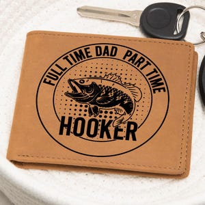 Leather Wallet With Fish Design, Wallets for Men Fishing, Mens Wallets Fishing,Fish Wallets for Men,Wallet for Men Fish, Mens Leather Wallet