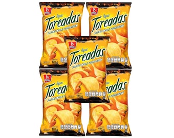 Barcel Chips Toreadas Habanero (BOX WITH 5 BAGS) 42 grams