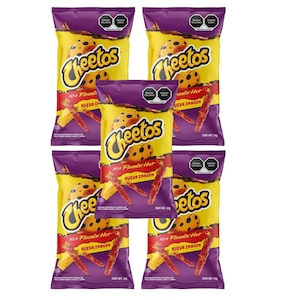 Cheetos XTRA Flamin' Hot Sabritas Mexican Chips (5 BAG BOX) 55 grams