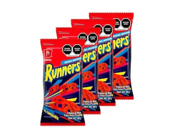 Runners Barcel Mexican Chips (Karton mit 4 Beuteln) 72 Gramm