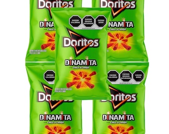 Doritos Dinamita Sabritas Mexican Chips (BOX WITH 5 BAGS) 61 grams