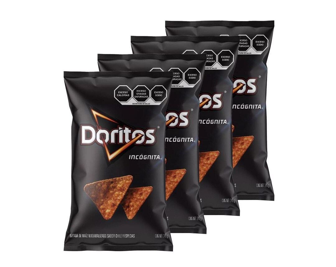 Doritos Incognita Sabritas Mexican Chips (BOX WITH 4 BAGS) 61 Grams - Etsy