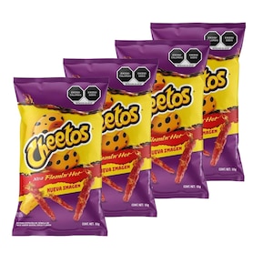 Cheetos XTRA Flamin' Hot (4 BAG BOX) 55 grams