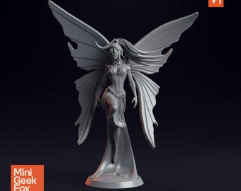 Fairy Pixie - Enchanting Fantasy Miniature, DnD Fairy, Tabletop RPG Figure (3 Versions Available)