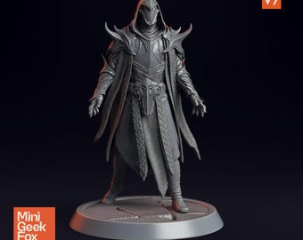 Cultist Miniature - Sinister DnD Miniature for Dark Rituals