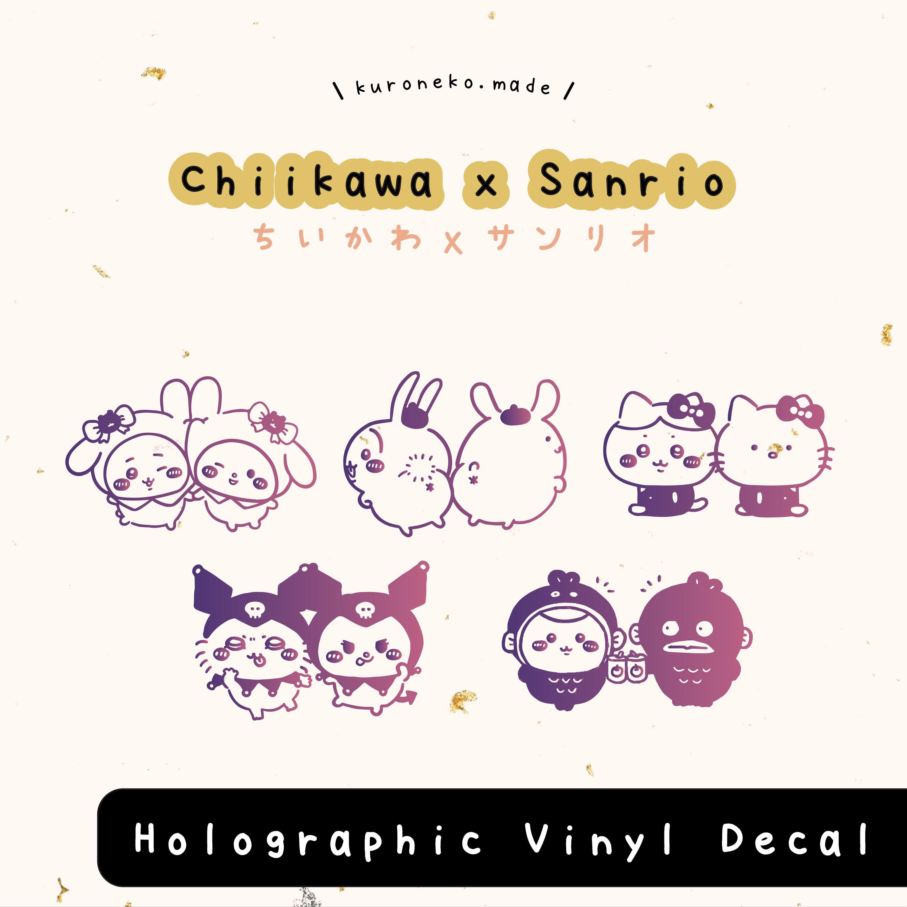 Sanrio 100/80/60/40/20 pièces Autocollants temporaires Hello chat de
