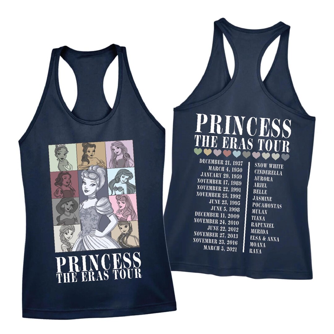 Disney Princess Racerback, Princess Racerback, Disney Princess Tour ...