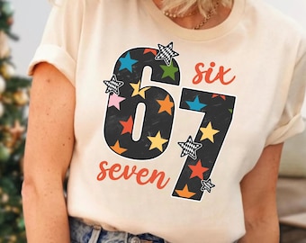 67 Hand Comfort Colors Shirt, Funny Six Seven Shirt, Meme Shirt,Trendy 67 Shirt, Six Seven Hand Shirt IMC1107
