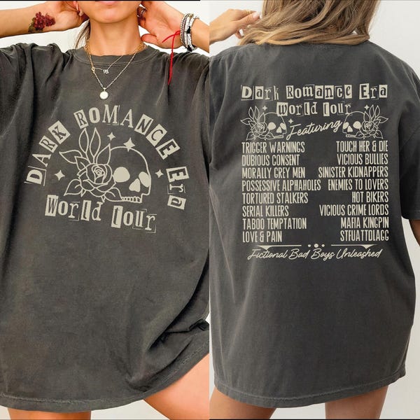 Dark Romance Era World Tour Shirt, Dark Romance Book Club Shirt, Book Lover Shirt, Book Lover Gift, Bookish Tour Shirt, IMC102