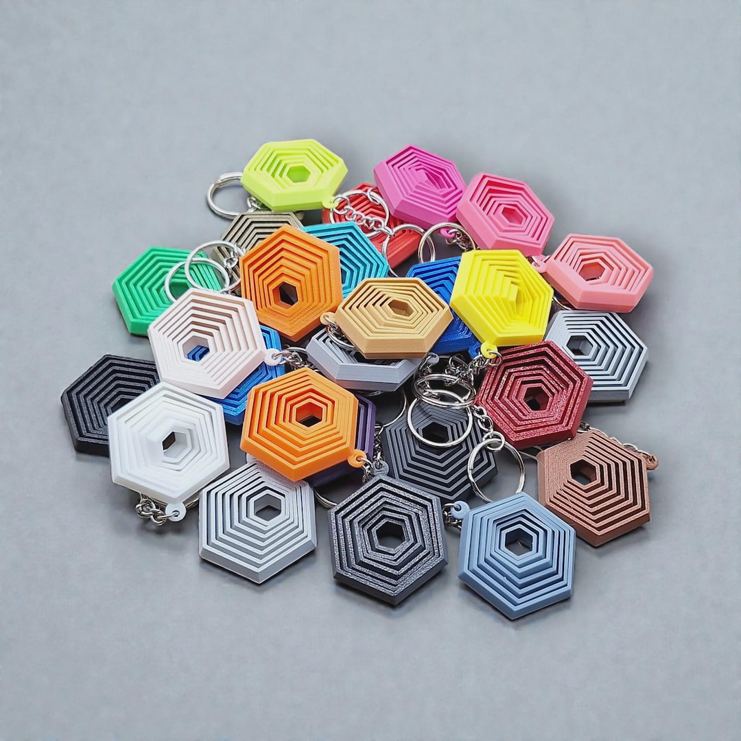 Fidget Keychain: Customizable Sensory Toy, Handmade in USA, 30 Colors ...