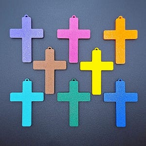 Christian Cross Keychain: Eco-Friendly Religious Gift, Handmade in USA