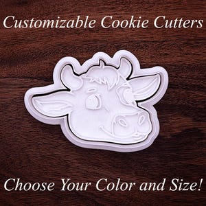 Cow Cookie Cutter: Farm Animal Baking Mold, Barnyard Party Decor