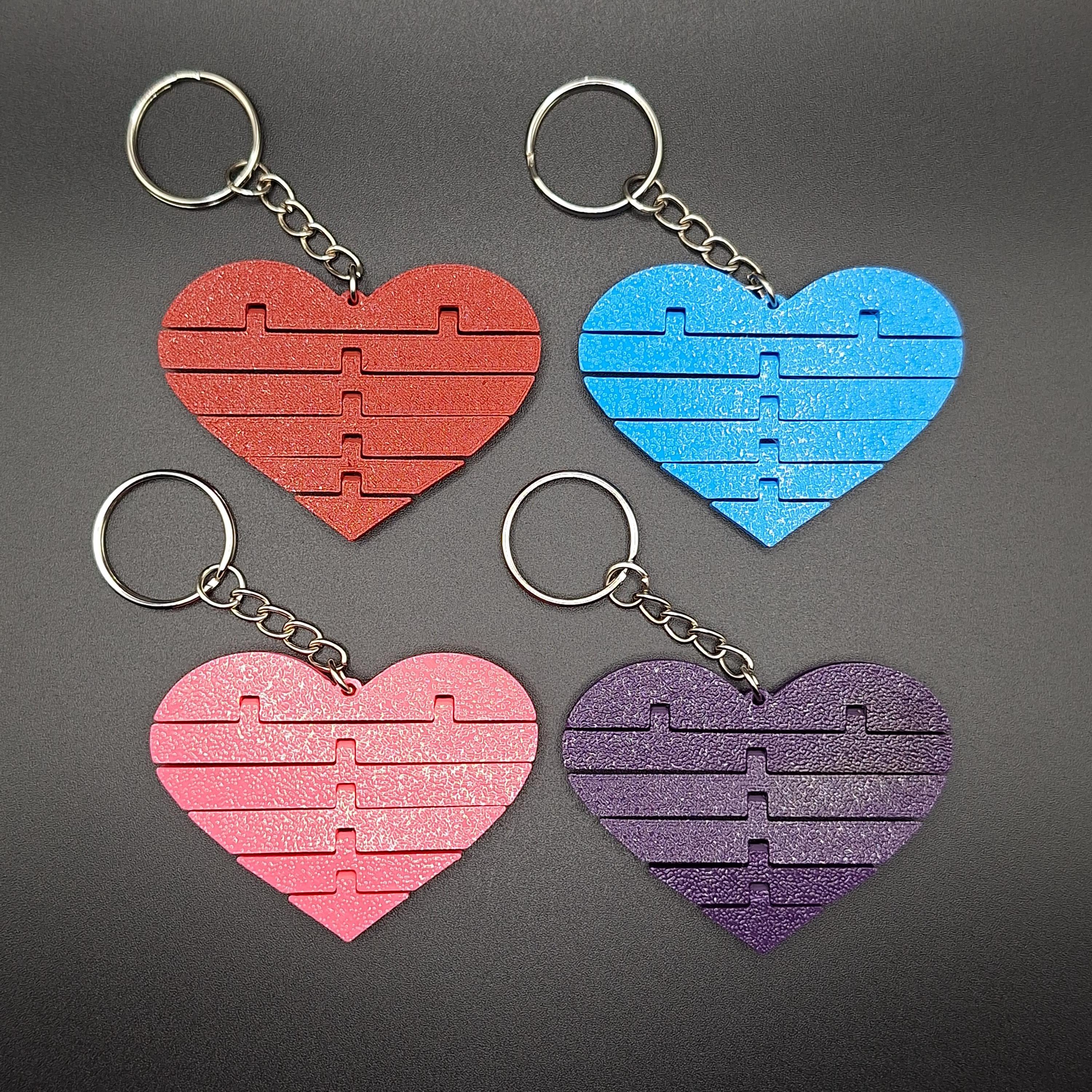 Heart Key Ring - Etsy