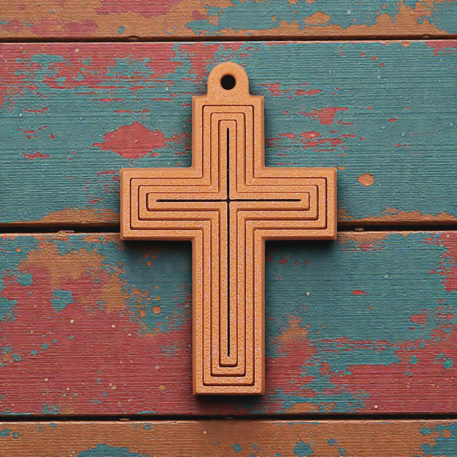 Articulated Cross Fidget Keychains: Faith-based Sensory Toy, Handmade ...