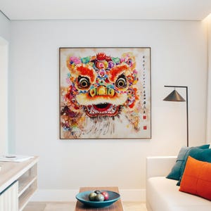 Lunar Radiance Lion Kunst