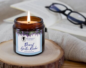 Bridgerton Inspired Candle, Dearest Gentle Reader Candle