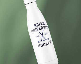 Briar University Hockey Stainless Steel Water Bottle – Off Campus Fan Gift