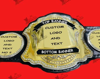 Custom Made Championship Title Belt, Create Your Own legacy, Custom Designed Championship Belt, Wrestling Customised Trophies & Awards